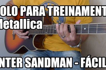 Riff da Música Enter Sandman – Metallica
